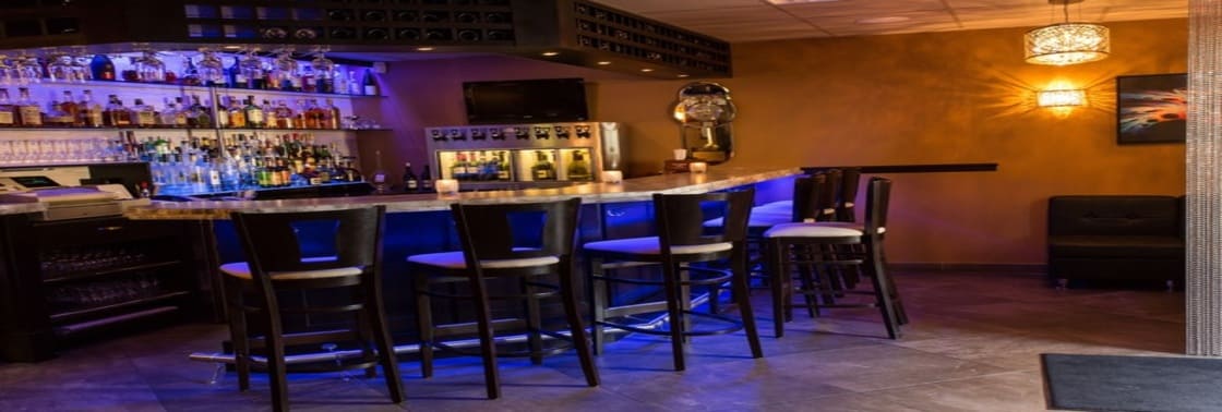 Hotel lobby bar