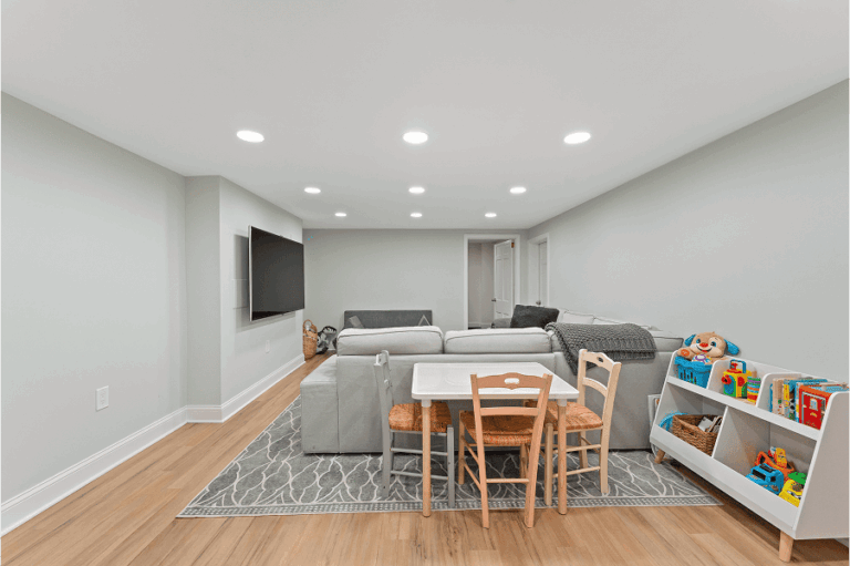 Moore Bathroom & Basement