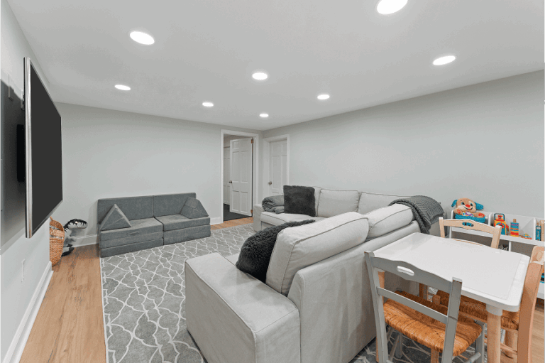 Moore Bathroom & Basement