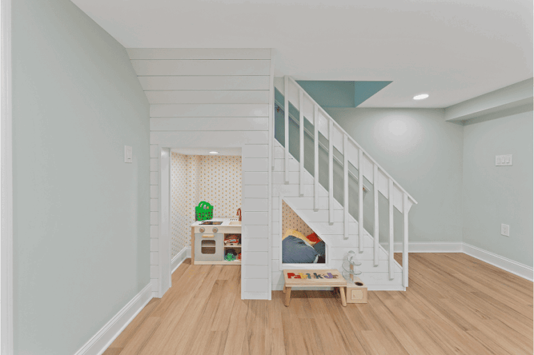 Moore Bathroom & Basement