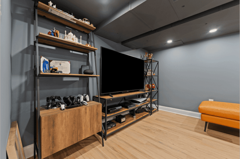Moore Bathroom & Basement