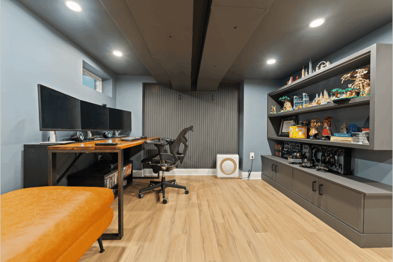 Moore Bathroom & Basement